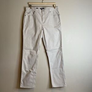 Michael Kors Tailored Fit‎ Ivory White Pants Size 33/32